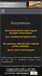 Mobile Screenshot of konyhabutorkeszites.net